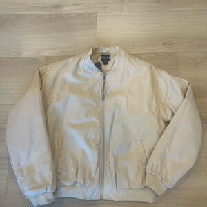 MAN Beige Bomber Jacket